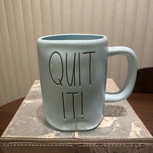 Rae Dunn brand new QUIT IT! Mug